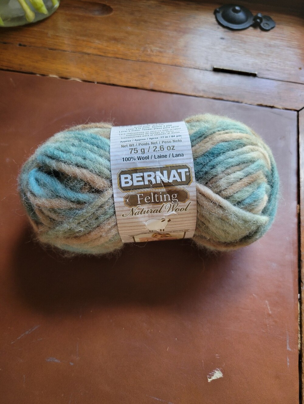 Bernat Felting Natural Wool yarn Meadow 100% Wool